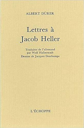 couverture de : Lettres &agrave; Jacob Heller